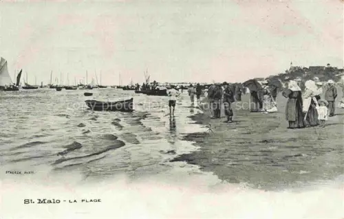 AK / Ansichtskarte ST-MALO SAINT-MALO 35 La Plage