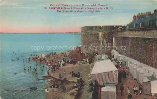 AK / Ansichtskarte SAINT-MALO ST-MALO 35 Eventail a Maree haute
