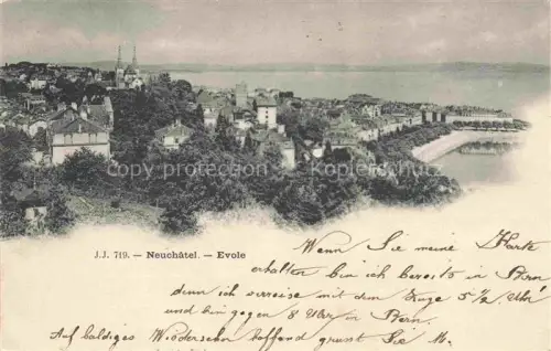 AK / Ansichtskarte Neuchatel NE Evole