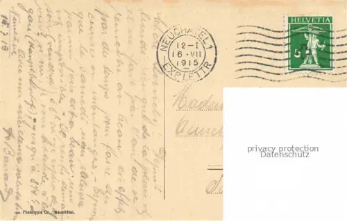 AK / Ansichtskarte Neuchatel NE Vue generale et les Alpes