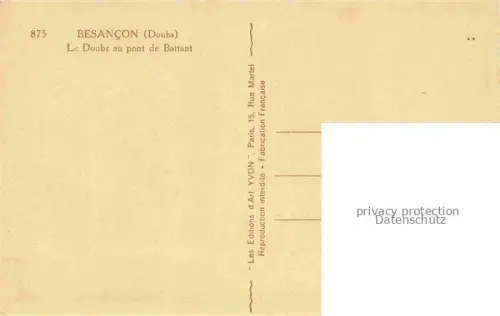 AK / Ansichtskarte BESANCON-LES BAINS 25 Doubs Le Doubs au pont de Battant