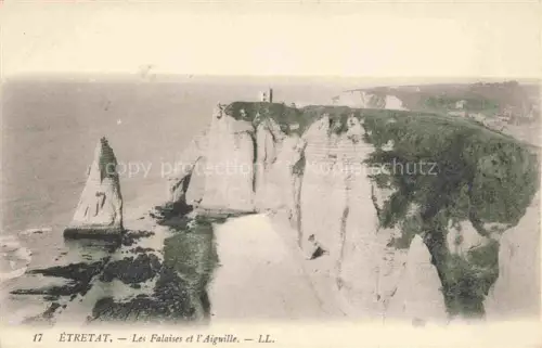 AK / Ansichtskarte ETRETAT LE HAVRE 76 Seine-Maritime Les Falaises et l'Aiguille