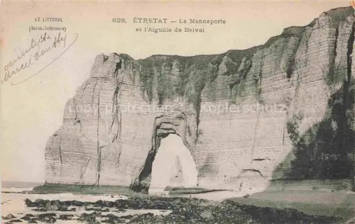 AK / Ansichtskarte ETRETAT LE HAVRE 76 Seine-Maritime La Manneporte et l'Aiguille de Belval