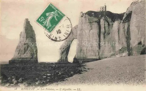 AK / Ansichtskarte ETRETAT LE HAVRE 76 Seine-Maritime Les Falaises L'Aiguille