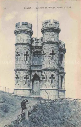AK / Ansichtskarte ETRETAT LE HAVRE 76 Seine-Maritime Le Fort de Frefosse Falaise d'Aval