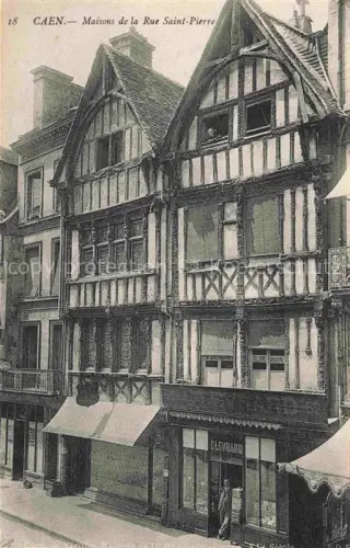 AK / Ansichtskarte CAEN 14 Maisons de la Rue Saint Pierre