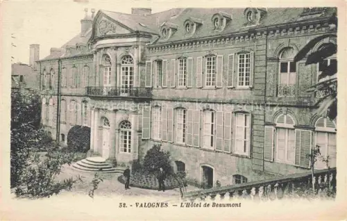AK / Ansichtskarte Valognes Cherbourg 50 Manche Hotel de Beaumont