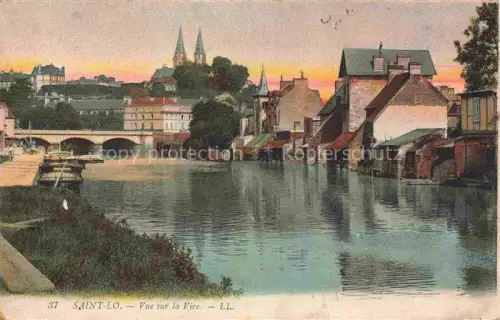 AK / Ansichtskarte Saint-Lo 50 Manche Vue sur la Vire