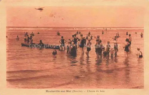 AK / Ansichtskarte Hauteville-sur-Mer Coutances 50 Manche L'heure du bain