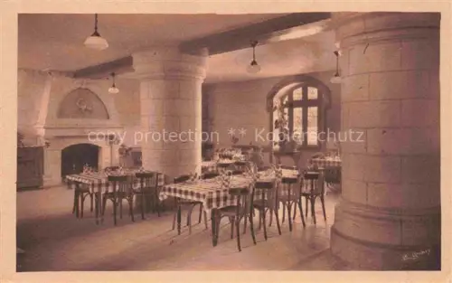 AK / Ansichtskarte Bricuebec Bricquebec Cherbourg 50 Manche Hotel du Vieux Chateau La magnifique Salle des Chevaliers