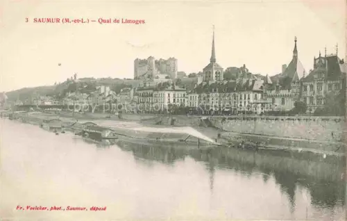 AK / Ansichtskarte Saumur 49 Maine-et-Loire Quai de Limoges