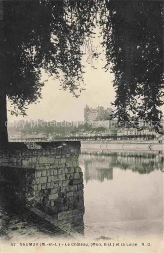 AK / Ansichtskarte Saumur 49 Maine-et-Loire Le Chateau et la Loire