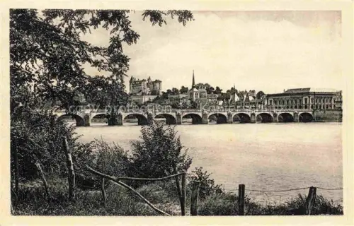 AK / Ansichtskarte Saumur 49 Maine-et-Loire Vue sur le Pont et la Ville