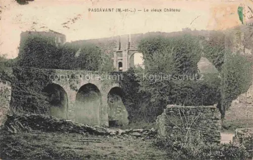 AK / Ansichtskarte Passavant-sur-Layon Le vieux Chateau