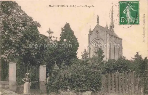 AK / Ansichtskarte Matheflon Seiches-sur-le-Loir ANGERS 49 Maine-et-Loire La Chapelle
