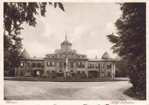 AK / Ansichtskarte WEIMAR  Thueringen Schloss Belvedere