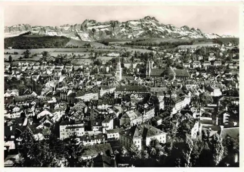 AK / Ansichtskarte St Gallen SANKT GALLEN SG Fliegeraufnahme mit Saentis
