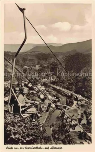AK / Ansichtskarte Sessellift Chairlift Telesiege Altenahr Seilbahn 