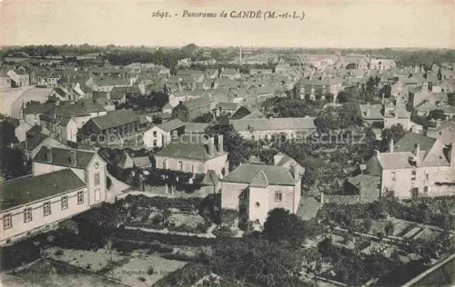 AK / Ansichtskarte Cande SEGRE 49 Maine-et-Loire Vue générale