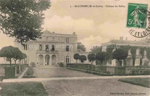 AK / Ansichtskarte Allonnes Saumur 49 Maine-et-Loire Château du Bellay
