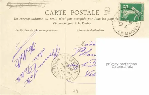 AK / Ansichtskarte Bouchemaine ANGERS 49 Maine-et-Loire Vue de l'arrivée Eglise