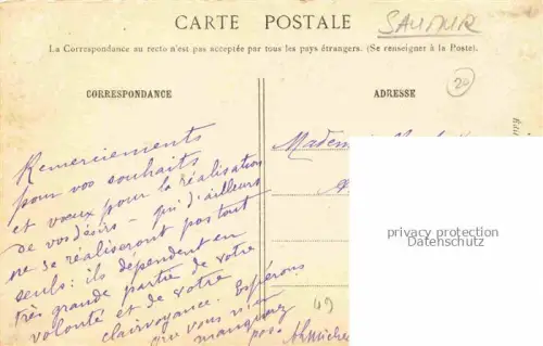 AK / Ansichtskarte Saumur 49 Maine-et-Loire Hôtel de Ville