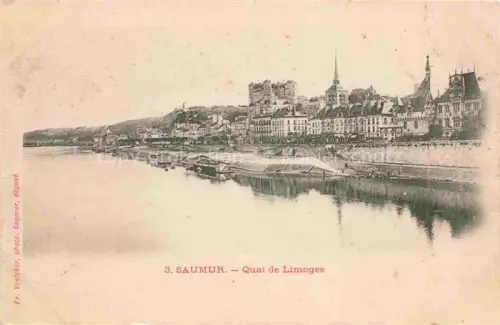 AK / Ansichtskarte Saumur 49 Maine-et-Loire Quai de Limoges