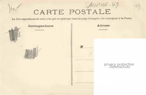AK / Ansichtskarte Saumur 49 Maine-et-Loire Ecole de Cavalerie Courbelle