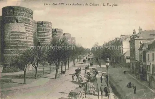 AK / Ansichtskarte ANGERS 49 Maine-et-Loire Boulevard du Château