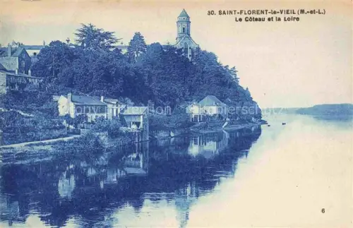 AK / Ansichtskarte Saint-Florent-le-Vieil Le côteau de la Loire Eglise
