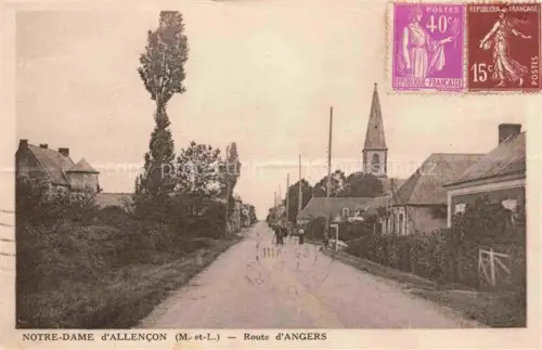 AK / Ansichtskarte Notre-Dame-d Allencon ANGERS 49 Maine-et-Loire Route d'Angers