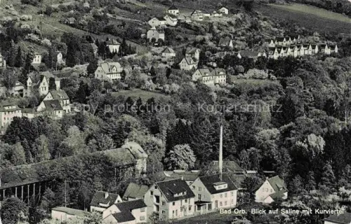 AK / Ansichtskarte BAD ORB Hessen Blick auf Saline mit Kurviertel