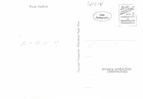AK / Ansichtskarte WIEN AT Stadthalle