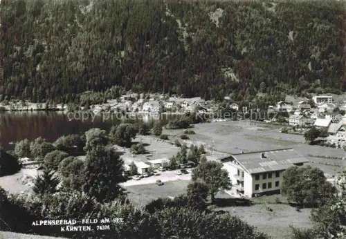 AK / Ansichtskarte Feld am See Villach Kaernten AT Panorama Alpenseebad