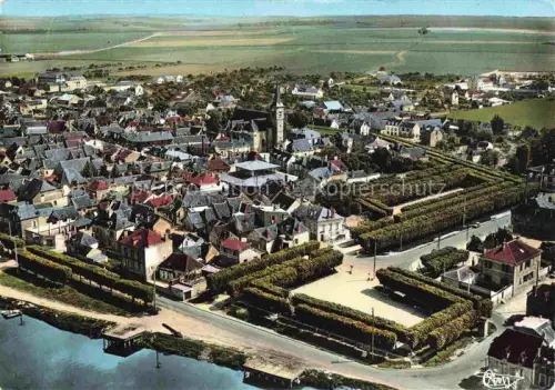 AK / Ansichtskarte Bray-sur-Seine PROVINS 77 Seine-et-Marne Vue générale aérienne