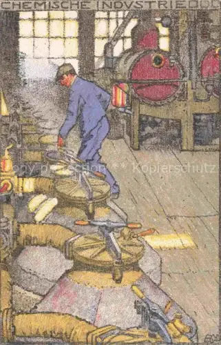 AK / Ansichtskarte Landes-Ausstellung Landesausstellung Bern 1914 Chemische Industrie 