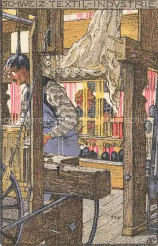 AK / Ansichtskarte Landes-Ausstellung Landesausstellung Bern 1914 Schweiz Textil Industrie 