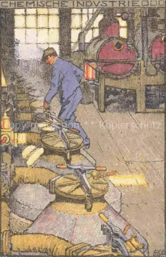 AK / Ansichtskarte Landes-Ausstellung Landesausstellung Bern 1914 Chemische Industrie