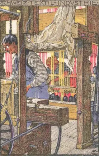 AK / Ansichtskarte Landes-Ausstellung Landesausstellung Bern 1914 Schweiz Textil Industrie 