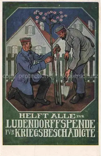 AK / Ansichtskarte LUDENDORFFSPENDE Militaria Erich Ludendorff General fuer Kriegsbeschaedigte 