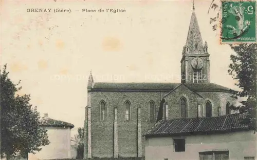 AK / Ansichtskarte Grenay VIENNE 38 Isere Place de l'Eglise