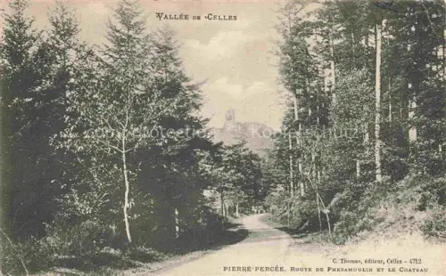 AK / Ansichtskarte Celles -sur-Plaine Saint-Die 88 Vosges Pierre Percee Route de Pnexamoulin