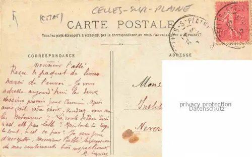 AK / Ansichtskarte Celles -sur-Plaine Saint-Die 88 Vosges Pierre Percee Route de Pnexamoulin