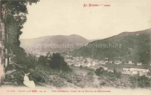 AK / Ansichtskarte La Bresse EPINAL 88 Vosges Vue generale prise de la Route de Gerardmer