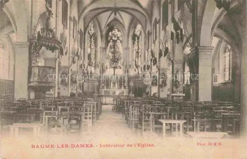 AK / Ansichtskarte Baume-les-Dames 25 Doubs Interieur de l'Eglise