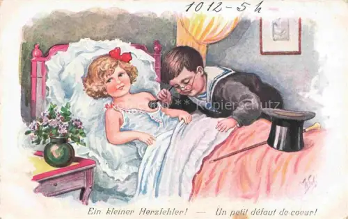 AK / Ansichtskarte Verlag WS SB Nr. 1012 Maedchen Kinder Arzt Hut Litho