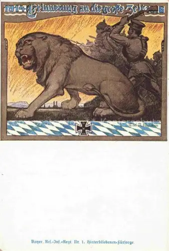 AK / Ansichtskarte KORTHAUS Carl A. Kuenstlerkarte Muenchen Loewe