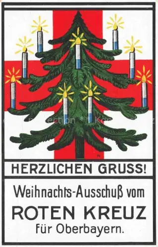 AK / Ansichtskarte Rotes Kreuz Red Cross Croix Rouge-- Weihnachts Ausschuss Oberbayern 