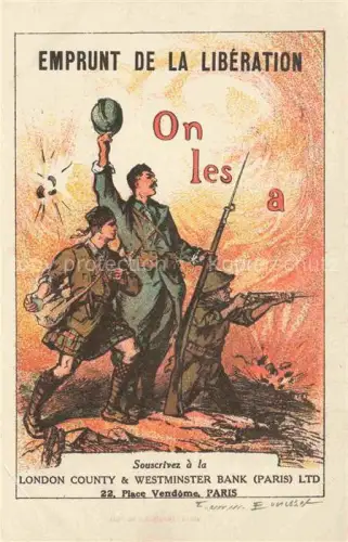 AK / Ansichtskarte Militaria France Emprunt de la Liberation