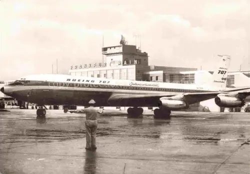 AK / Ansichtskarte Flughafen Airport Aeroporto Frankfurt Main Rhein Main Boeing 707 